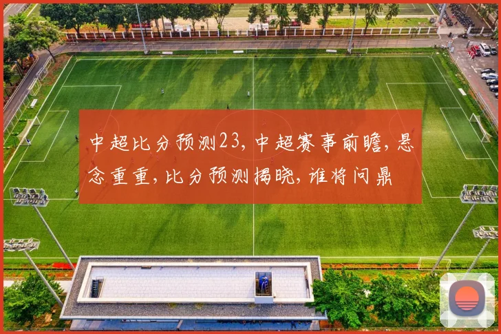 中超比分预测23,中超赛事前瞻,悬念重重,比分预测揭晓,谁将问鼎